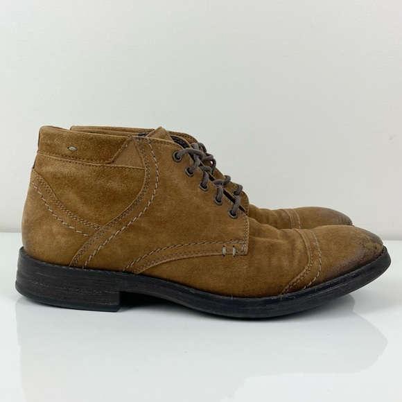 Clarks Collection Men’s Brown Suede Leather Dress Ankle...